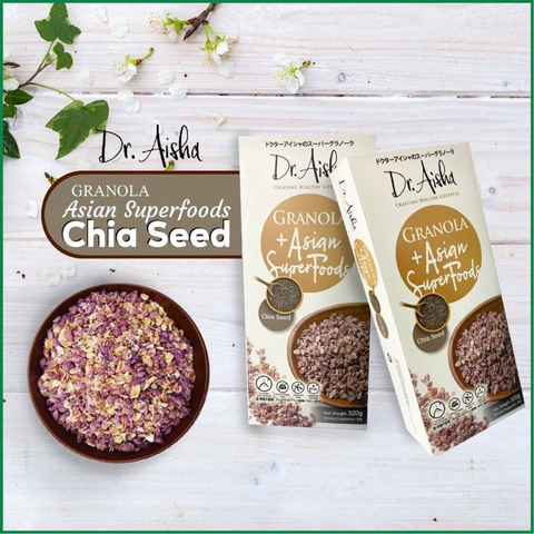 Dasto Granola Asian Superfoods Chia Seed By Dr Aishah Solution (320g) - Ảnh 2