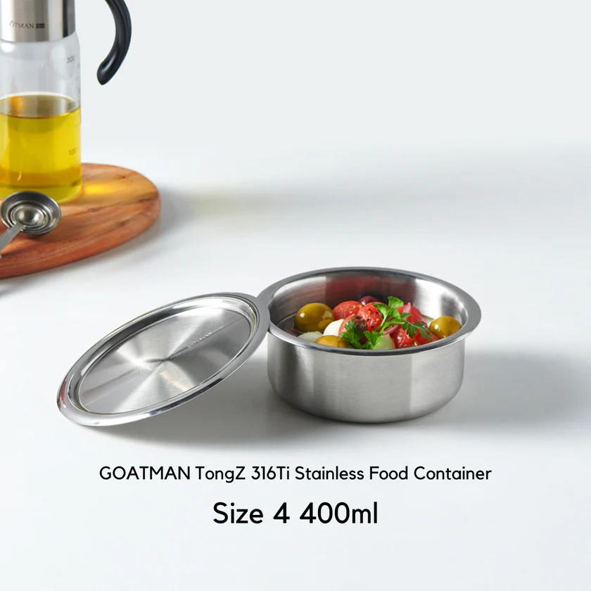 Hộp đựng thực phẩm bằng thép không gỉ GOTMAN TongZ 316Ti - Ảnh 2