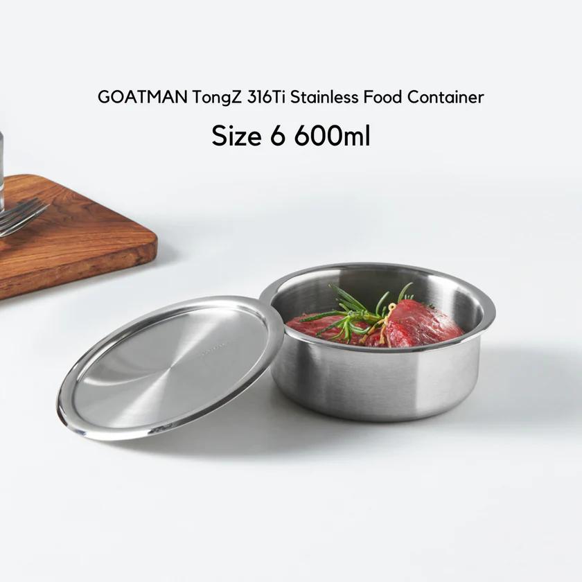 Hộp đựng thực phẩm bằng thép không gỉ GOTMAN TongZ 316Ti - Ảnh 4