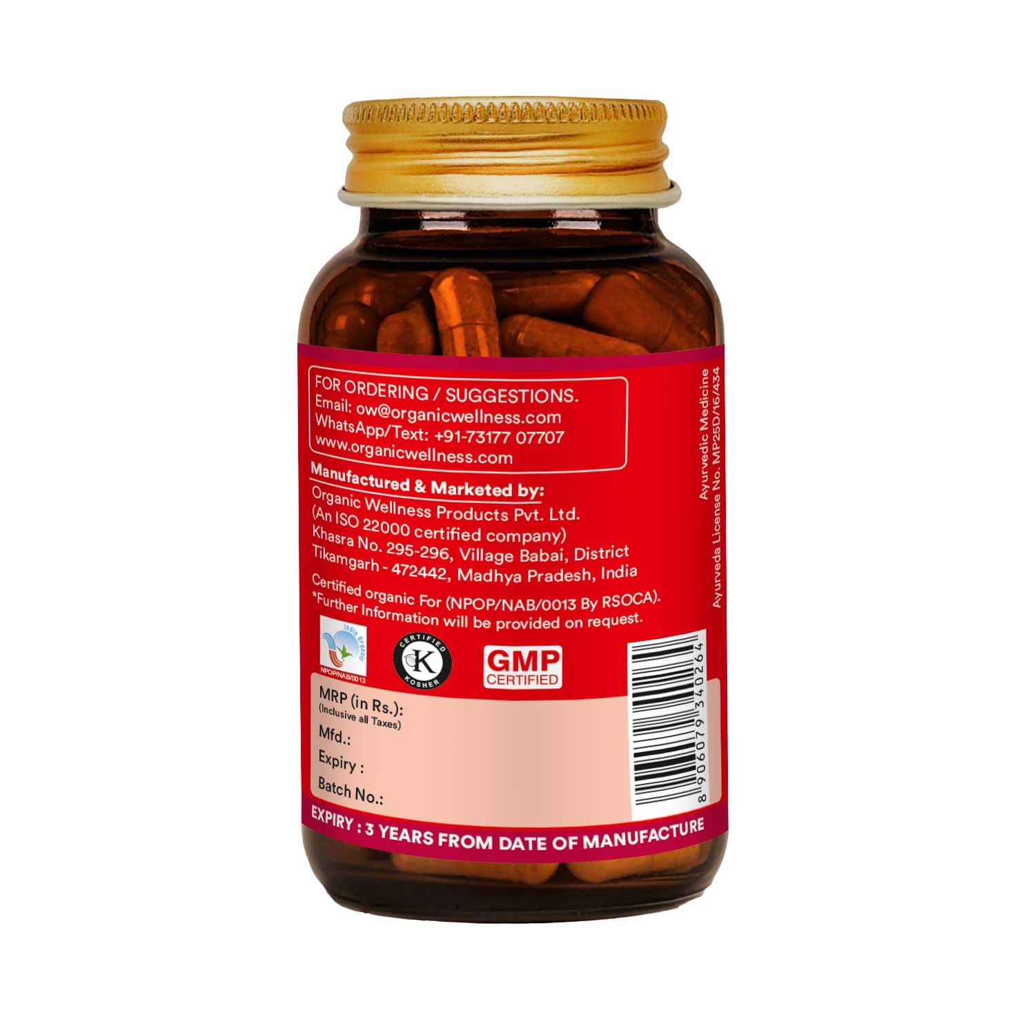 Organic Wellness Miss X 60 Capsules II Tăng Cường Miễn Dịch - Ảnh 3