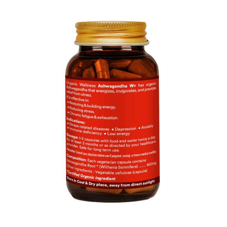 Ashwagandha | Chứng nhận Ashwagandha | Tăng cường miễn dịch, giảm stress & nâng cao sức khỏe tổng thể | Chai 90 viên - Ảnh 2